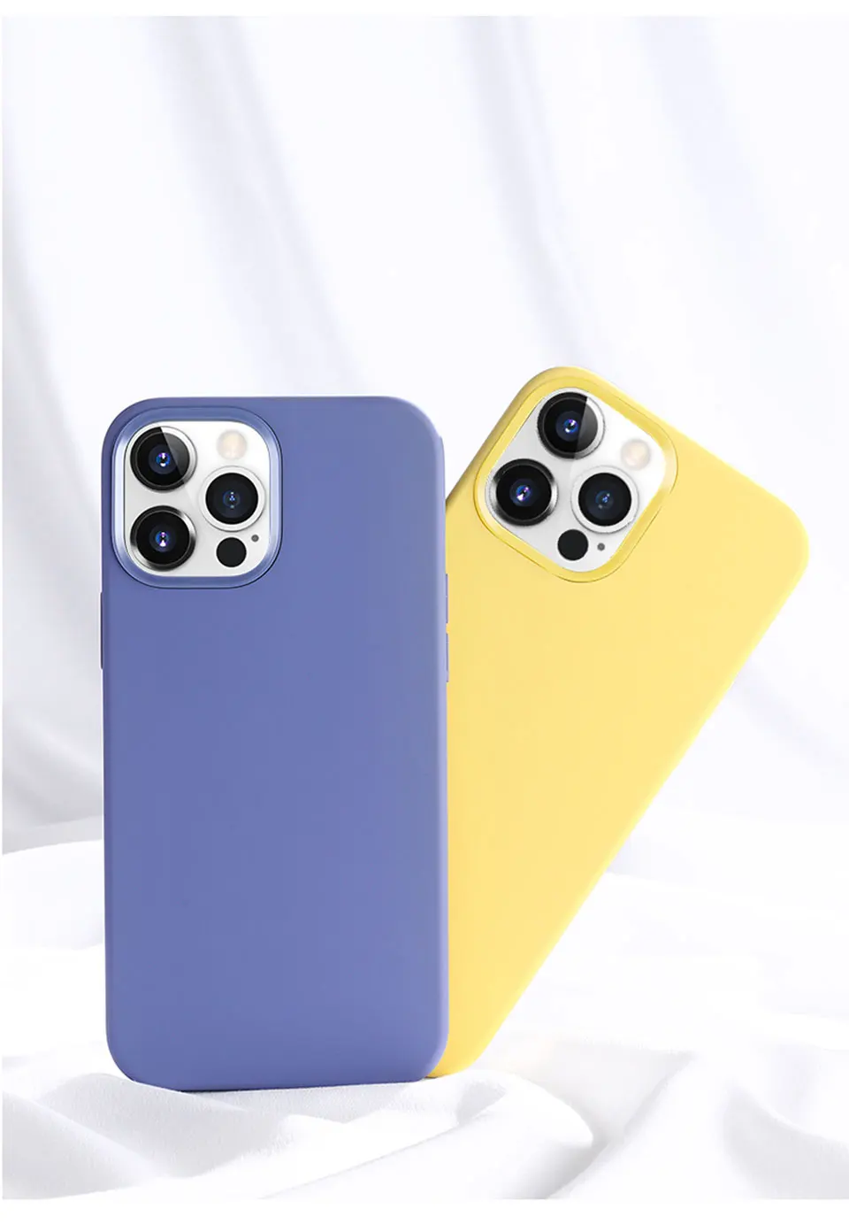Luxuriöse Silikonhülle für iPhone 17 16 14 12 11 13 15 Pro Max Modische Stoßfeste Schutzhülle für Apple 17 Air 15 14 16 Plus Zubehör – Detail 9