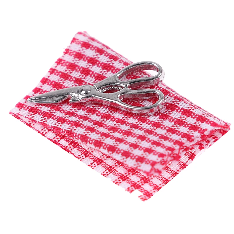 1:12 Dekoracja do domku dla lalek Miniaturowe meble Drewniana maszyna do szycia do zabawek dla lalek