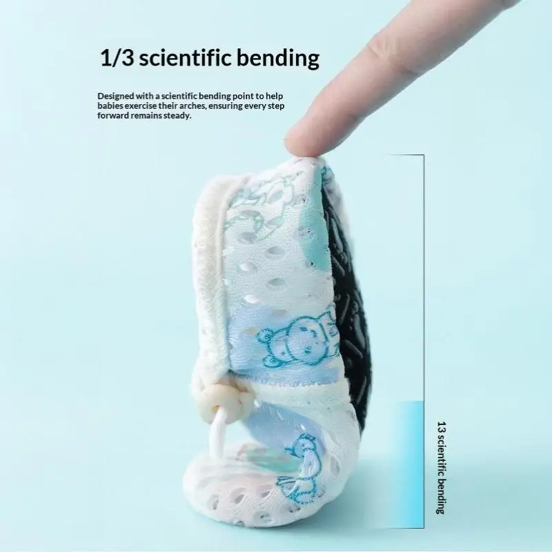 Hot Anti-slip Breathable Baby First Walkers Soft Sole Mesh Shoes Learning To Walk Baby Walking Shoes Barefoot Quick Dry Non-Slip