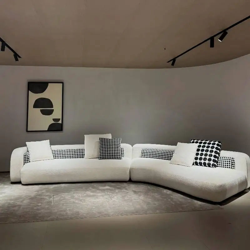 أرائك غرفة المعيشة ذات التصميم المتضخم أرائك غرفة المعيشة الإيطالية الحديثة أثاث المنزل الياباني الحديث Woonkamerbanken #2