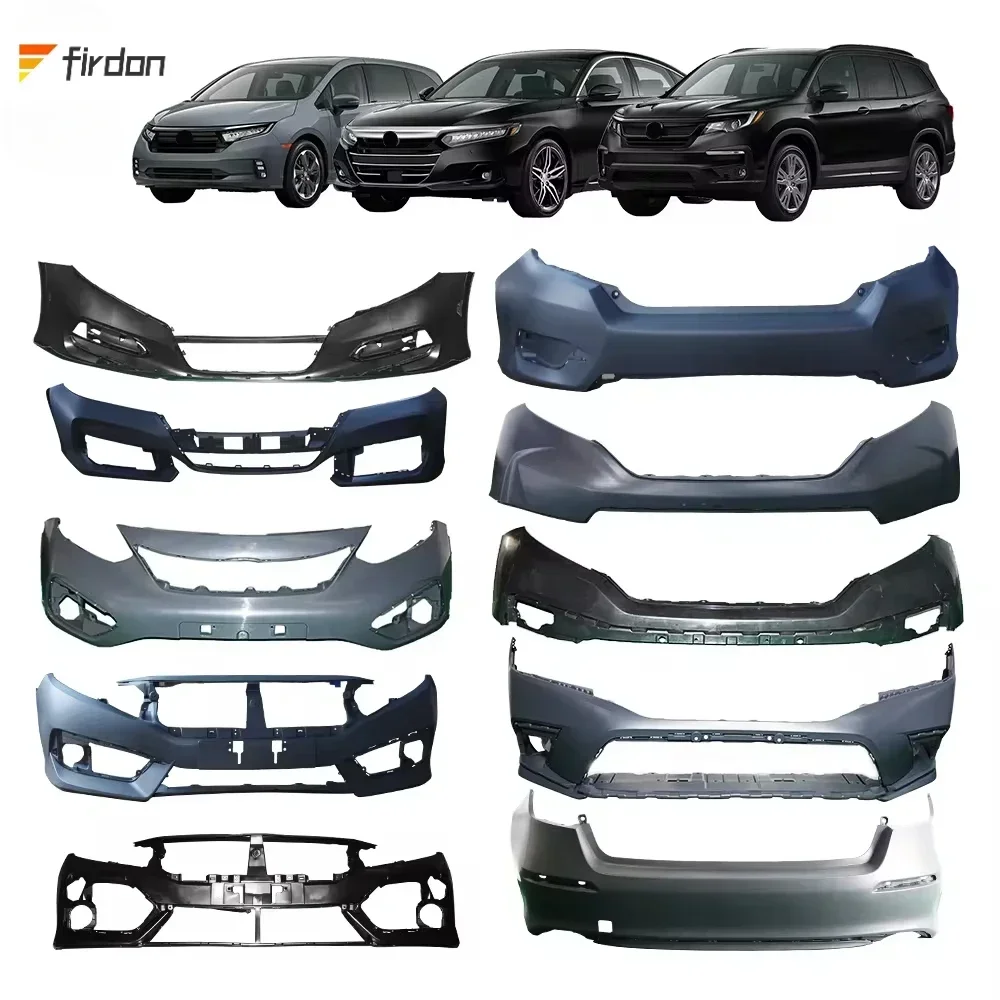 

Plastic Auto Car Front Rear Bumper for Ho-da Civic City Cr-v Crv Accord Fit Jazz Odyssey Vezel Hrv 2015 2020 2021 2022 2023