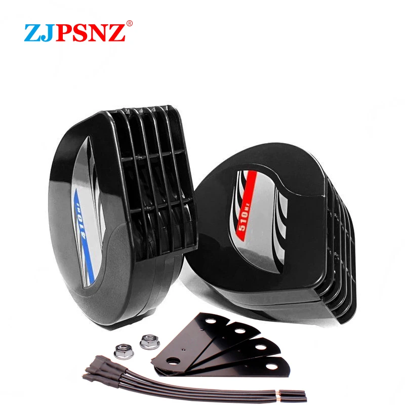 Clacson auto compatto impermeabile 12V super potente a doppio tono, kit clacson elettrico a chiocciola per auto, moto, camion, barca, veicoli universali