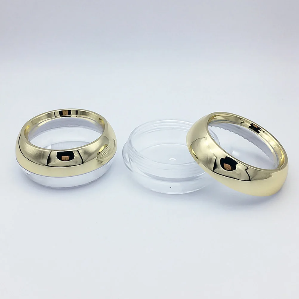 

2pcs 50G Plastic Bottles Portable Travel Jars For Creams Empty Capsule Container Leakproof Lightweight Storage For