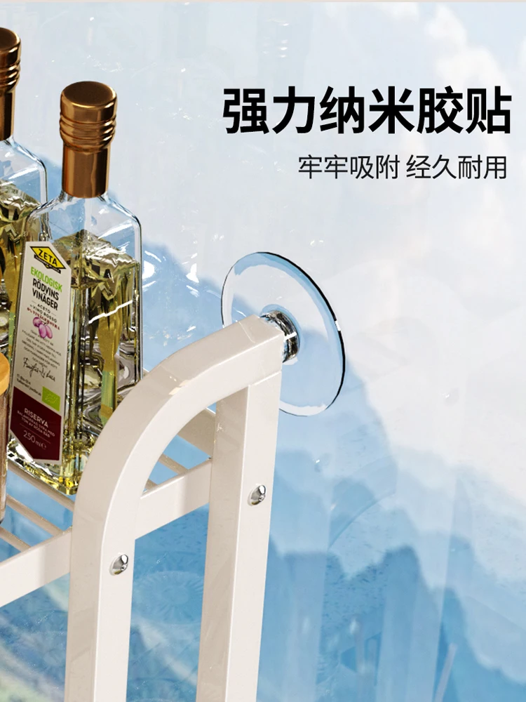 Kitchen rack, sink, narrow side drain, bowl rack, no punching, put dishes on the wall