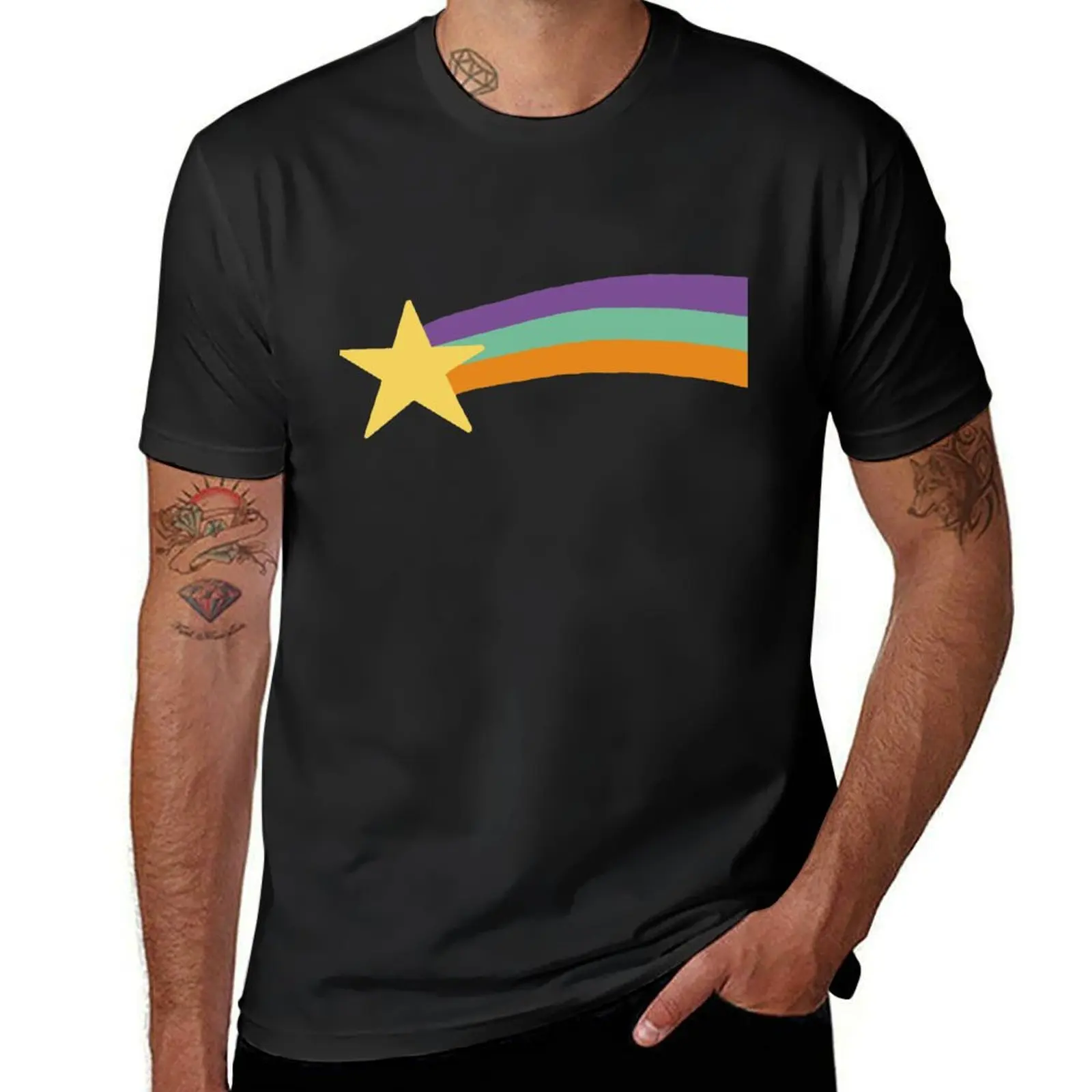 

mabel pines star T-Shirt hippie clothes cute tops summer top tees mens graphic t-shirts funny