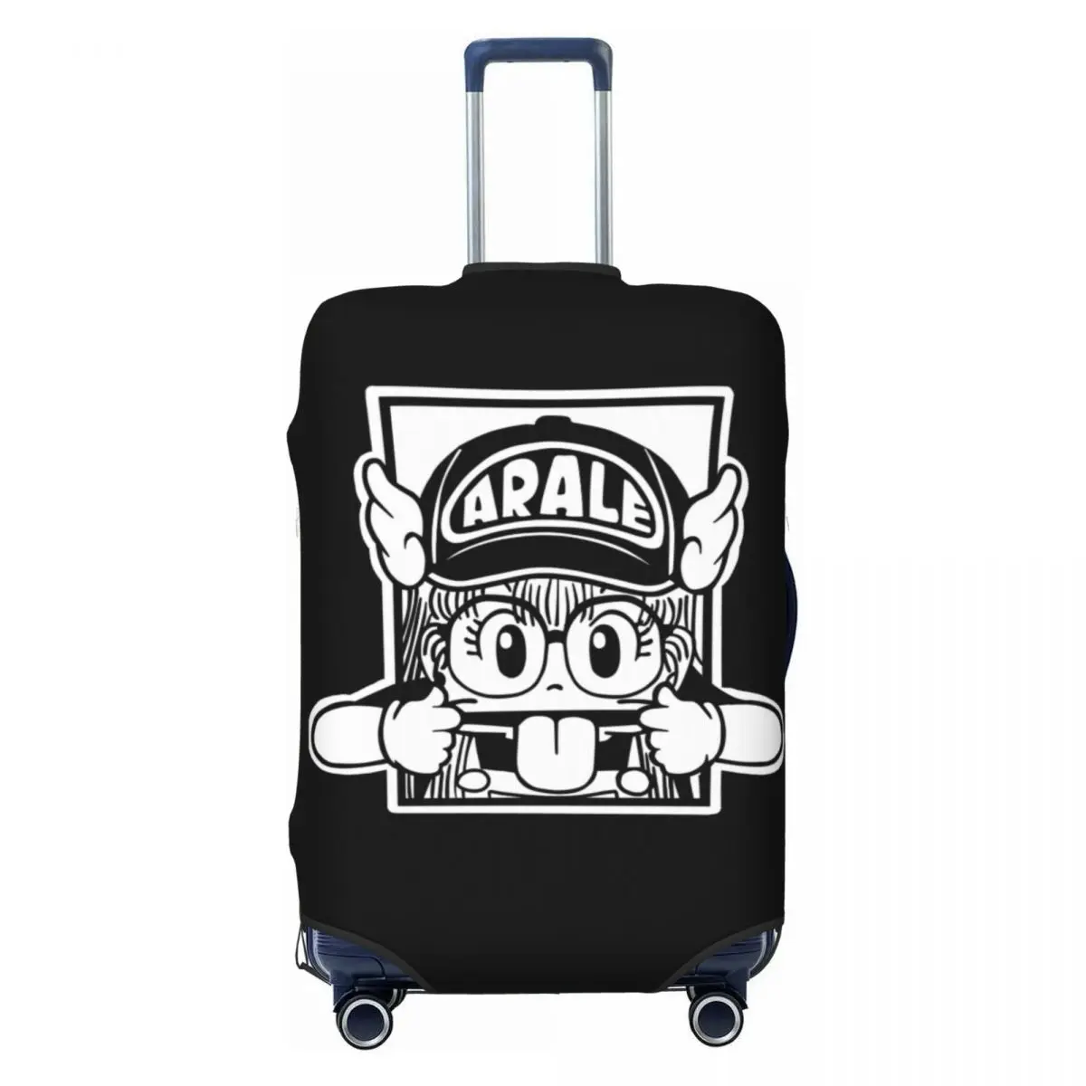 

Модные забавные чехлы для багажа Arale Norimaki в стиле аниме на заказ, эластичные чехлы для дорожных чемоданов Dr. Slump