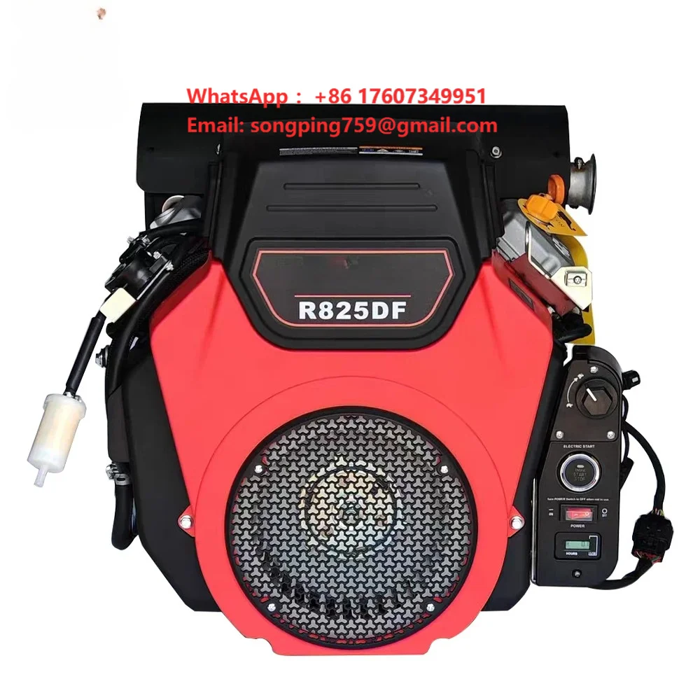 Rato R825DF EFI Button Start V-Twin 4-stroke Single Cylinder Air-Cooled Engine with Bearing