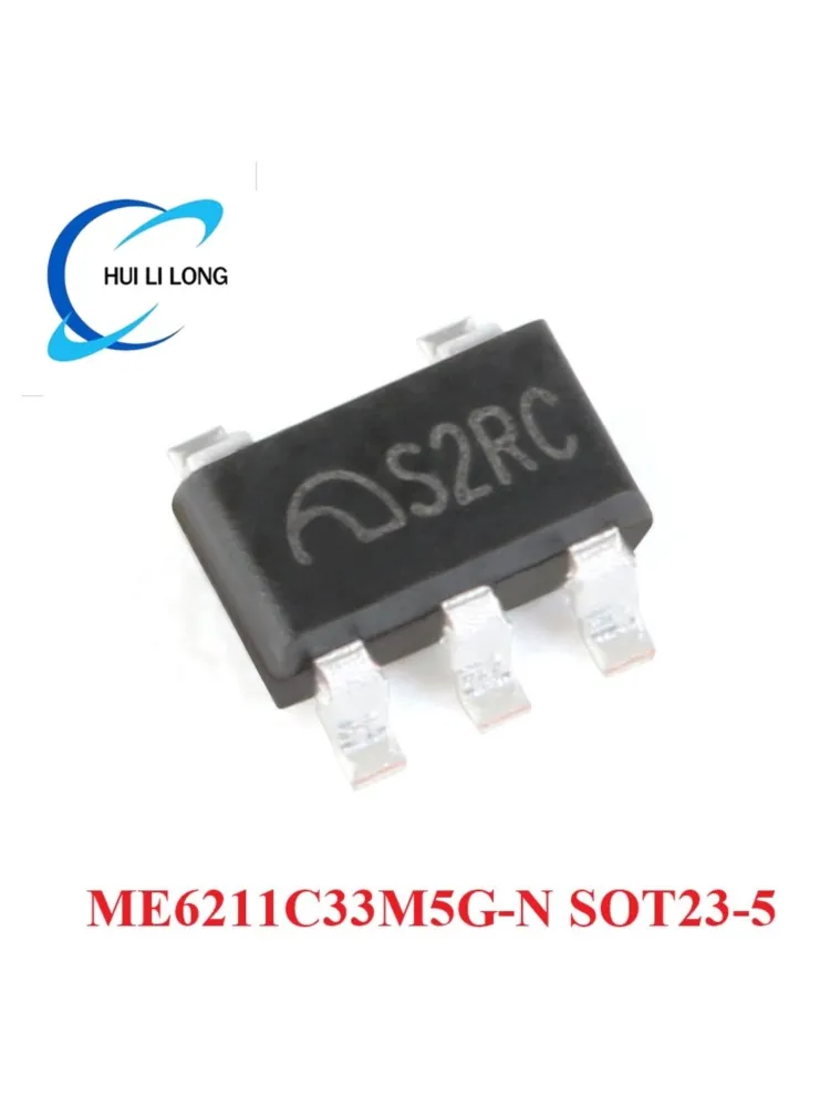 20/10 Stuks Me6211 Me6211c33 Me6211c33 M 5G ME6211C33M5G-N SOT23-5 3.3V 500ma Lage Uitval Lineaire V Oltage Regulator Chip Ic - afbeelding 2