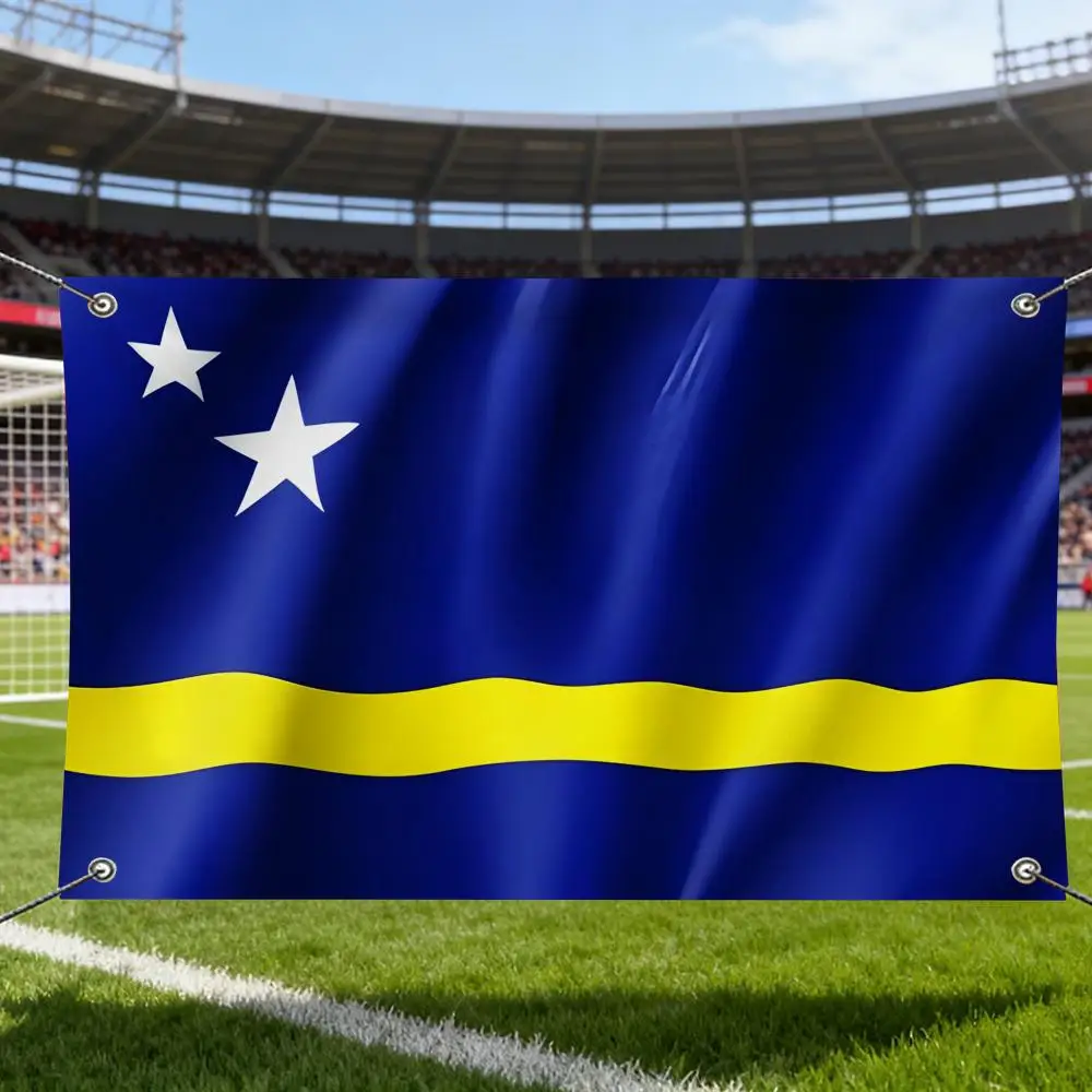 Curacao Flags Outdoor Garden Flag Banner Decorative Yard for Home Patio Lawn Seasonal Holiday Party