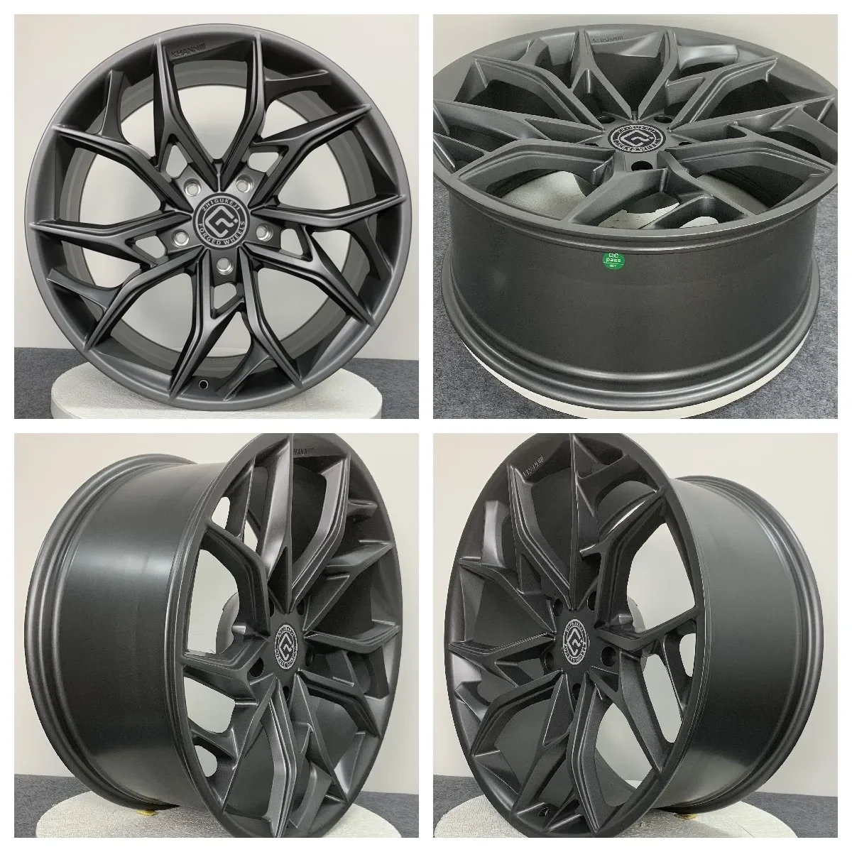 17-22 Inch Polished Alloy Forged Car Wheels Rims New Passenger Car Wheels with 20-40mm ET and 98-100mm PCD