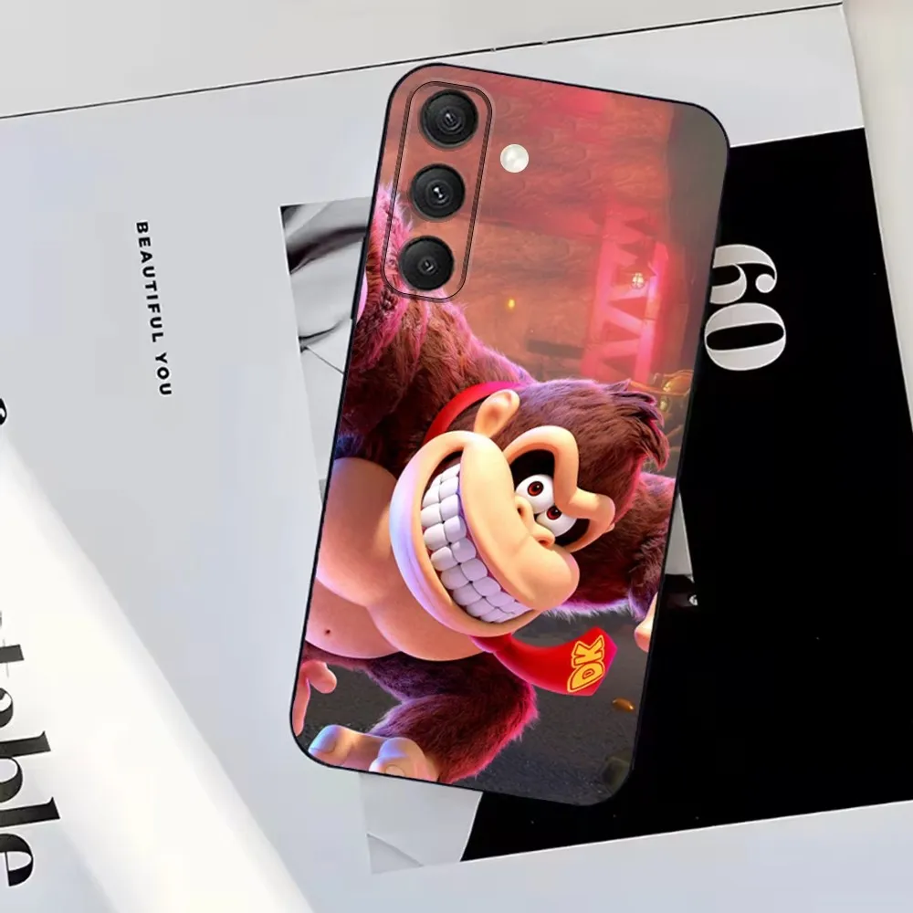 Etui na telefon D-Donkey kong do Samsung S25, S24, S23, S22, S21, S20, S10, Ultra, Plus, Lite, FE, miękki silikonowy czarny pokrowiec