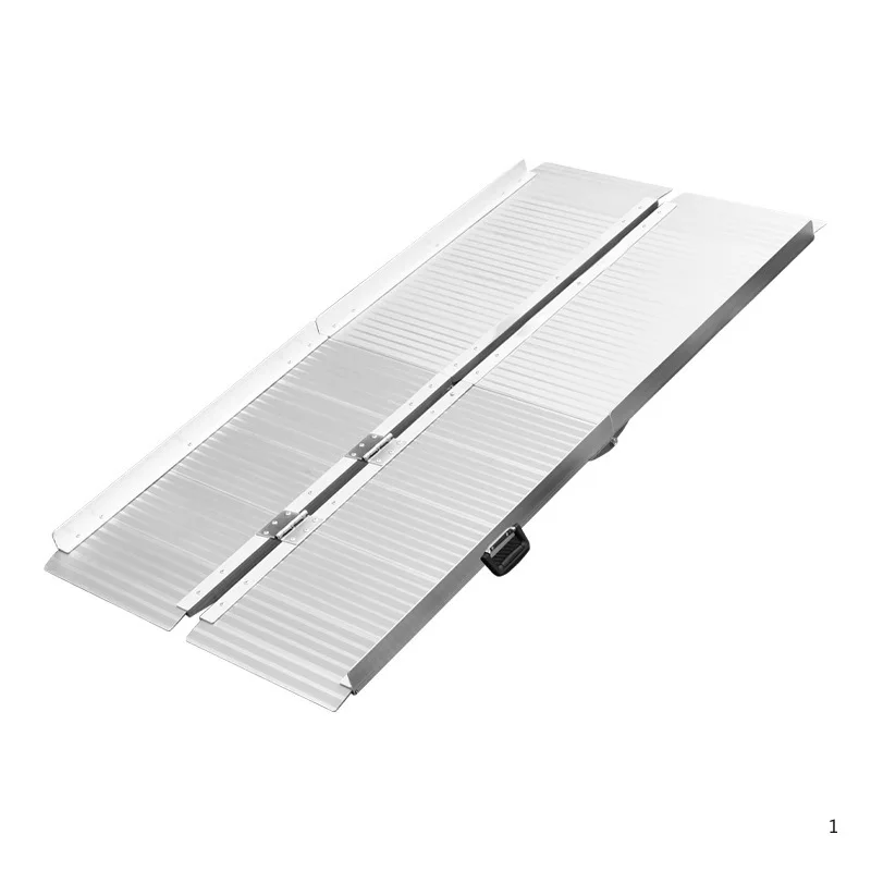 Accessible Aluminum Portable Ramp Board Multifunctional Wheelchair Ramp Move Up Stair Ramp Pad