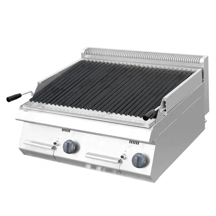 For 800mm Cooking Equipements Gas Range Stainless Steel Traditional Gas Style lava Rock bbq Grill gas grill