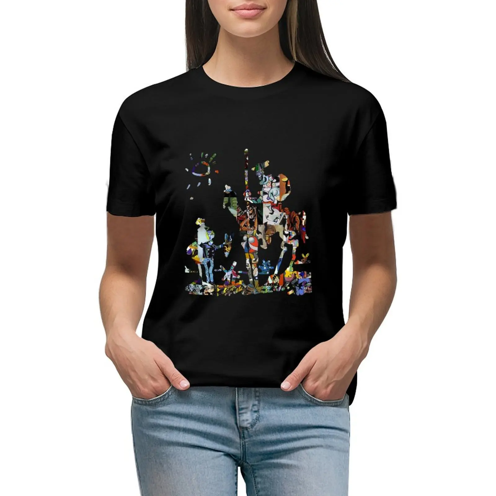 

Don Quixote T-shirt aesthetic clothes summer clothes Blouse Summer Women's clothing