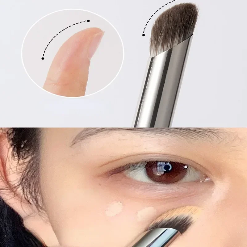 1 Pc Concealer Makeup Brushes Precision Soft Fluffy Smudge Brush Cover Acne Dark Circles Multi-Function Detail Makeup Tools