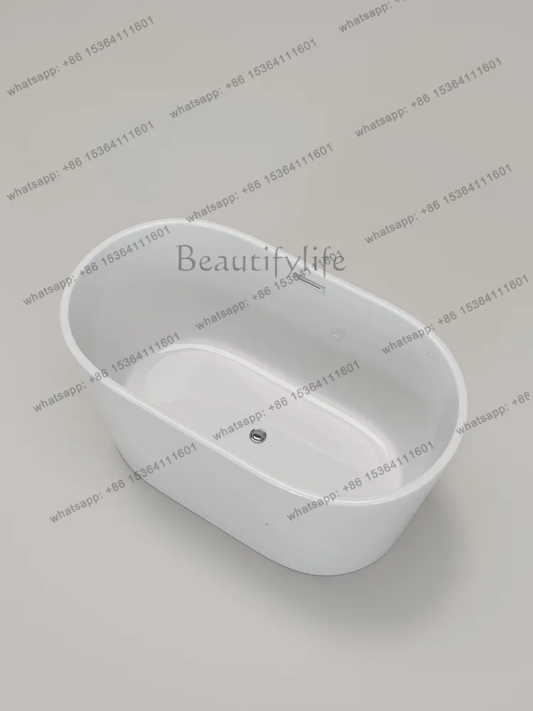 

Household Small Unit Mini Japanese Deep Soaking Bath Acrylic Household Freestanding
