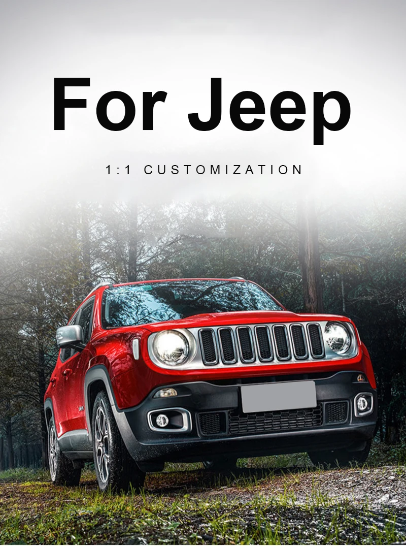 Maßgefertigte Autositzbezüge und Zubehör für 5 Sitze, Komplettset, hochwertiges Leder für Jeep Grand Cherokee, Compass, Wrangler. – Detail 6