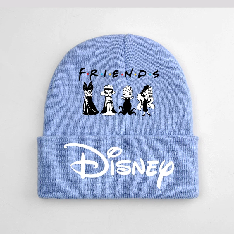 Disney-Bonnet en laine résistant au froid pour enfants, bonnet de cyclisme, bonnets d'extérieur chauds, clérose ants, étudiants, automne, hiver