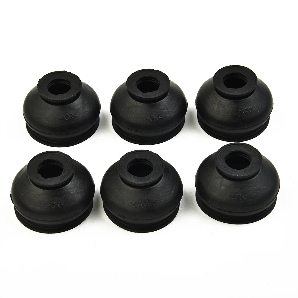 6pcs Universal Dust Boot Covers Rubber Tie Rod End Ball Joint Dust Boots Dust Cover Boot Gaiters Car Accessories