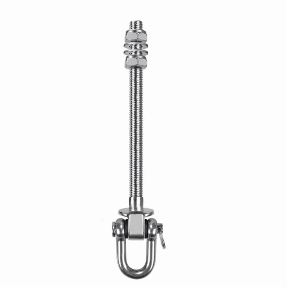 2pcs Stainless Stee Heavy Duty Swing Hanger D Type Design Wood & Metal Beams Swing Hanger Hardware Porch Swing Hardware