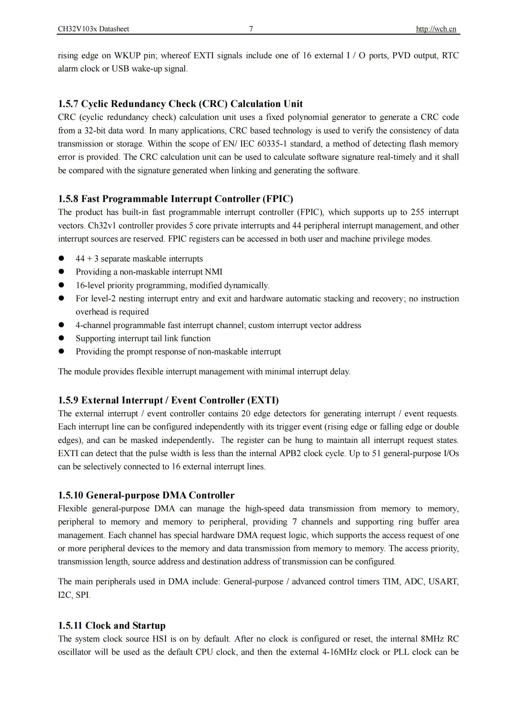 Ch32v103 Industrie qualität 32-bit verbesserte RISC-V mcu 10 teile/los – Detail 9