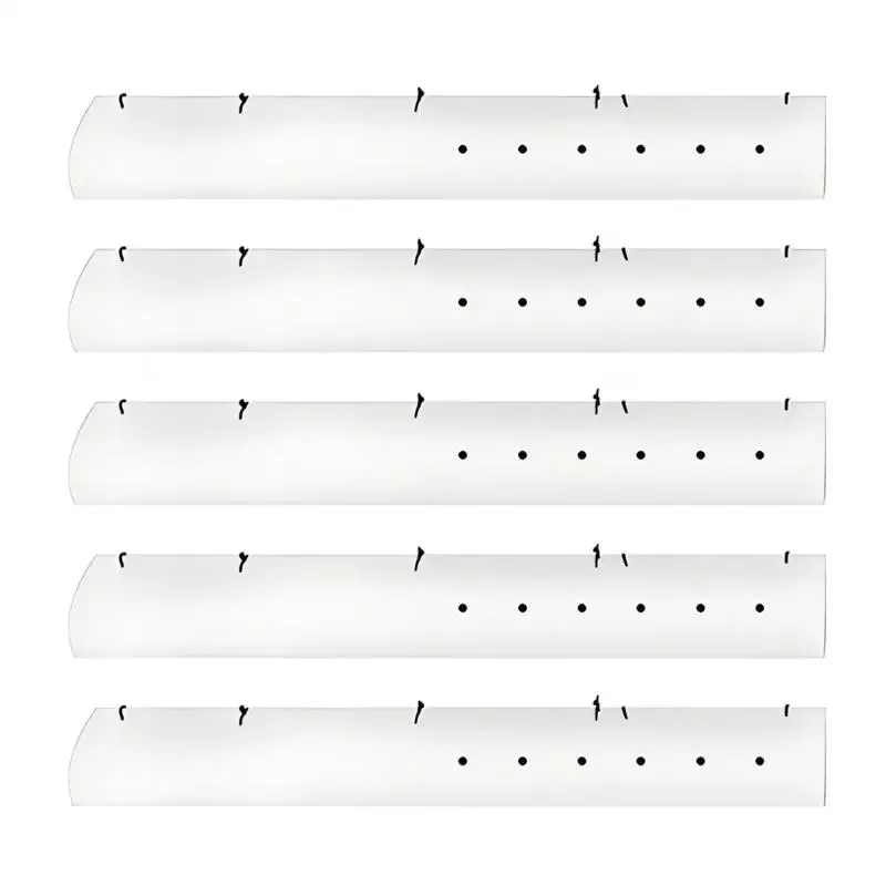 5Pcs Baum Sämling Sapling Wachsen Rohr Entlüftet Sämling Protektoren Garten Rohr Anlage Schutz für Setzlinge Outdoor D2RD – Detail 1