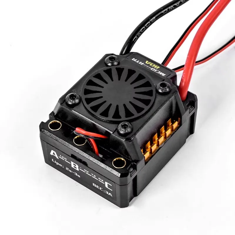 TSKY Model 25A 35A 50A 60A 80A Car ESC Brushless Motor Speed Controller for 1/10 RC Off-road Short Course Truck Vehicle