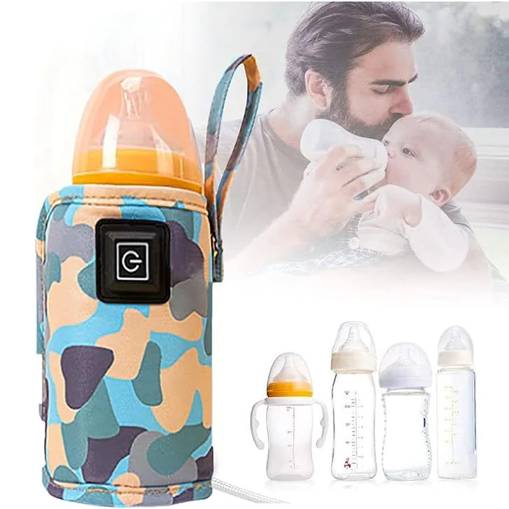 USB ミルクウォーターウォーマー旅行ベビーカー断熱バッグベビー哺乳瓶ヒーター新生児ポータブルボトル給餌ウォーマー