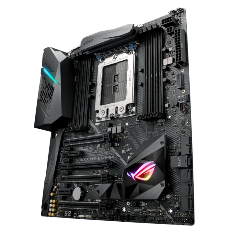 VOOR ASUS ROG STRIX X399-E Gaming Moederbord AMD X399 8xDDR4 E-ATX Socket TR4 1xM.2