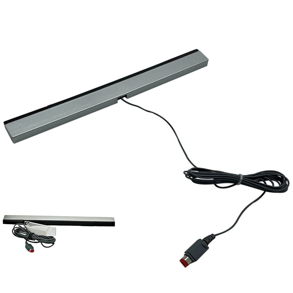 Wired Infrared Ray Sensor Bar with Extension Cord Video Game Sensor Bar Infrared IR Signal Ray for Nintendo Wii Wii U Console