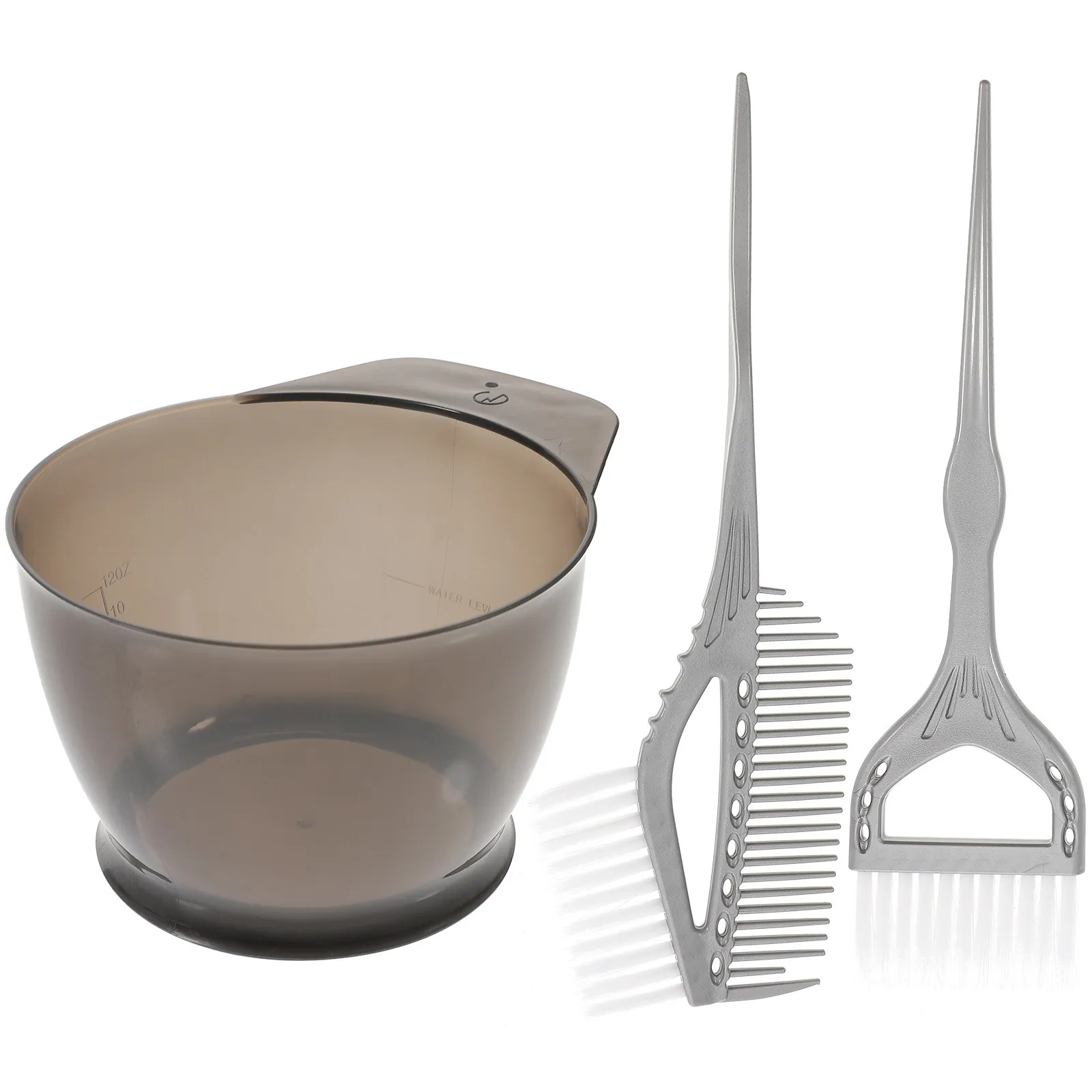 3 Pcs Hair Dye Home Coloring Accessories Kit Tools Dying Bowl and Brush Comb Dyeing Brushes for Men