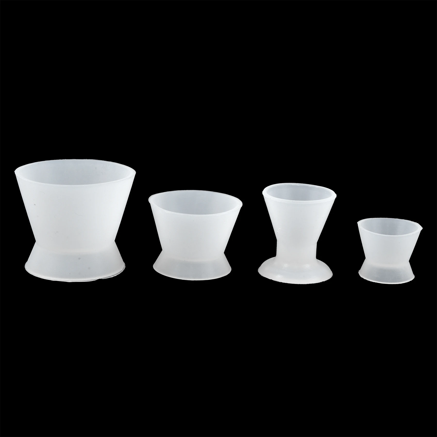 4pcs/set SYNI Dental Materials Silicone Mixing Bowl Use Dappen Dishes Teeth Whitening laboratory Tools Odontologia Dentistry