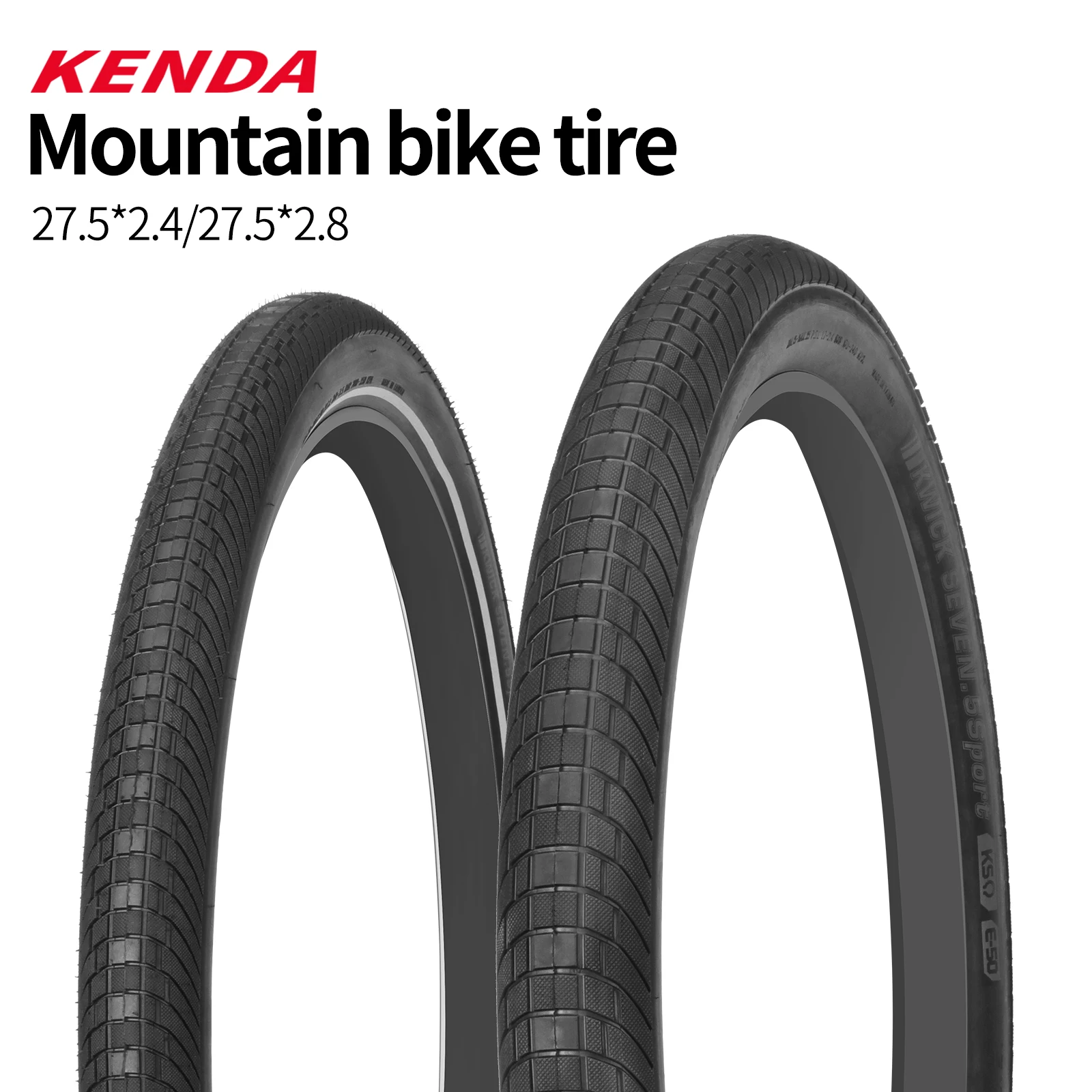 Kenda 27.5 بوصة إطار دراجة هوائية جبلية مطاط متين 60TPI 27.5in * 2.4/2.8 تجارب دراجة الطريق الجبلية سباق الإطارات الخارجية ركوب الدراجات الشتوية #2