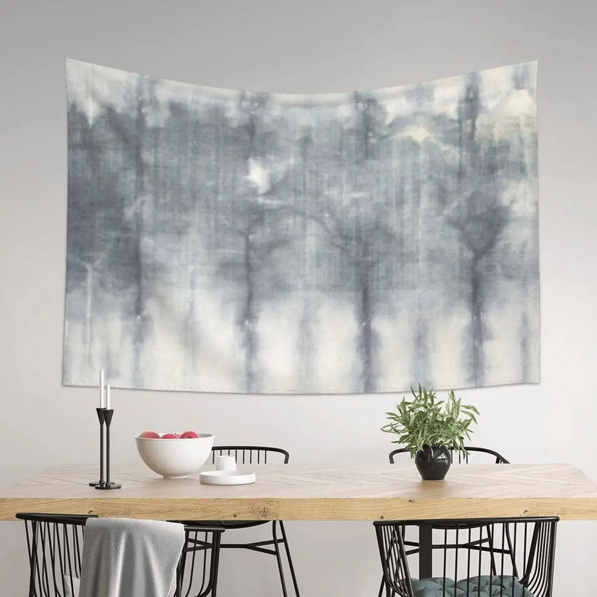 

Grey and White Vintage Tie Dye Tapestry Wall Hangings Decoration Wall Carpet Bedrooms Decor Tapestry
