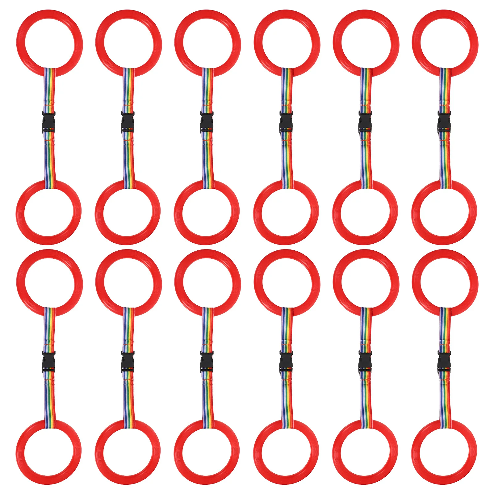 

24Sets Kids Anti Lost Rope Child Safety Id Wristband Walking Lead Control Quick Release Mechanism Lightweight