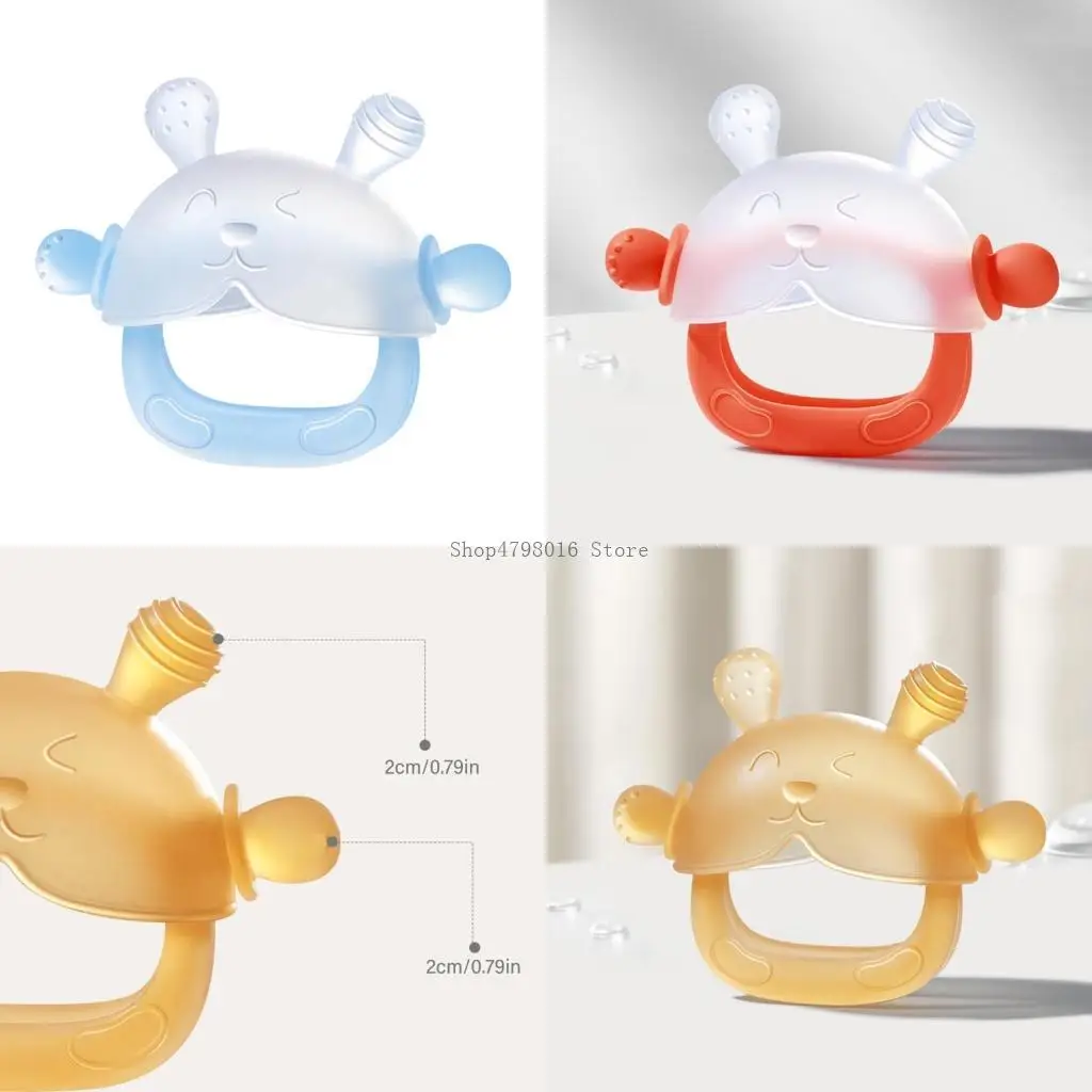 

Silicone Baby Teether Soothing Teether Educational Sensory Toy