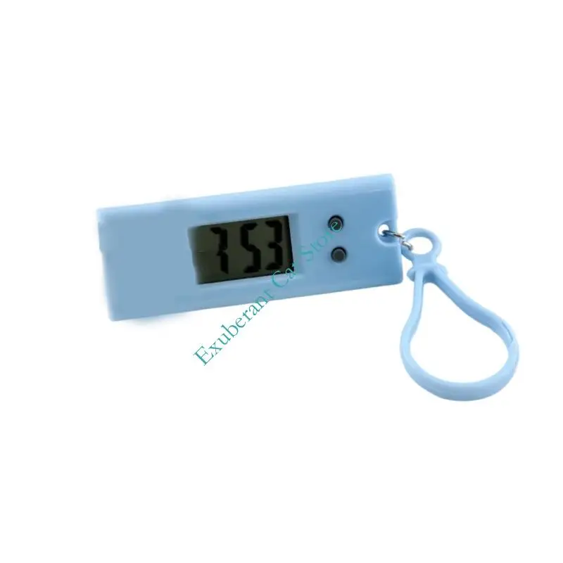 H3CE Mini Hanging Clock Timepiece Portable for Children Decorative Backpack Accessory