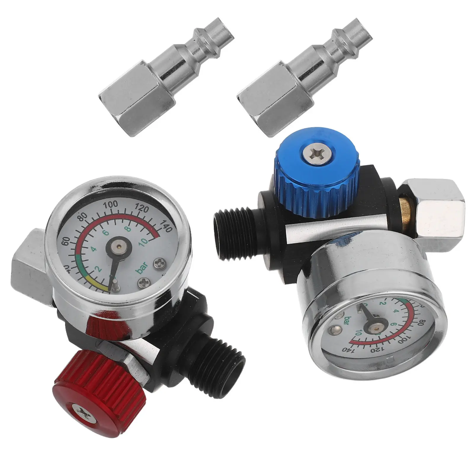 1set-spray-regulator-air-pressure-regulator-valve-universal-connector-paint-sprayer-air-compressor-pneumatic-tool-pressure-gauge