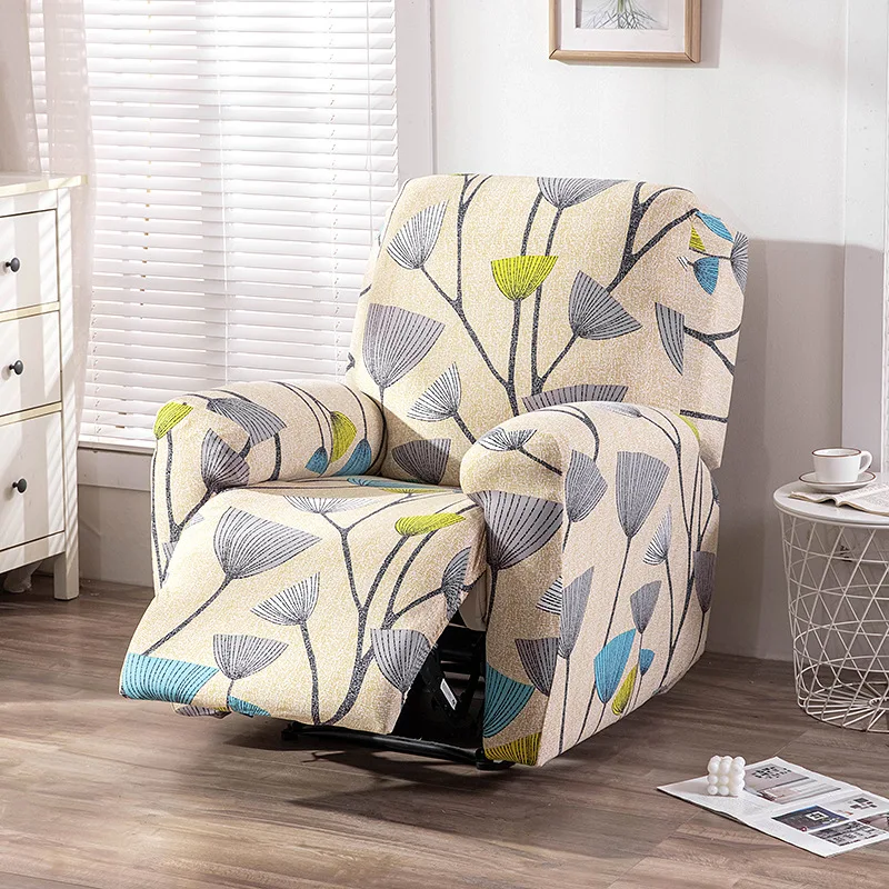 Elastic full-coverage function lounge chair sofa cover Rocking chair printed sofa cushion cover Thickened fabric sofa cover