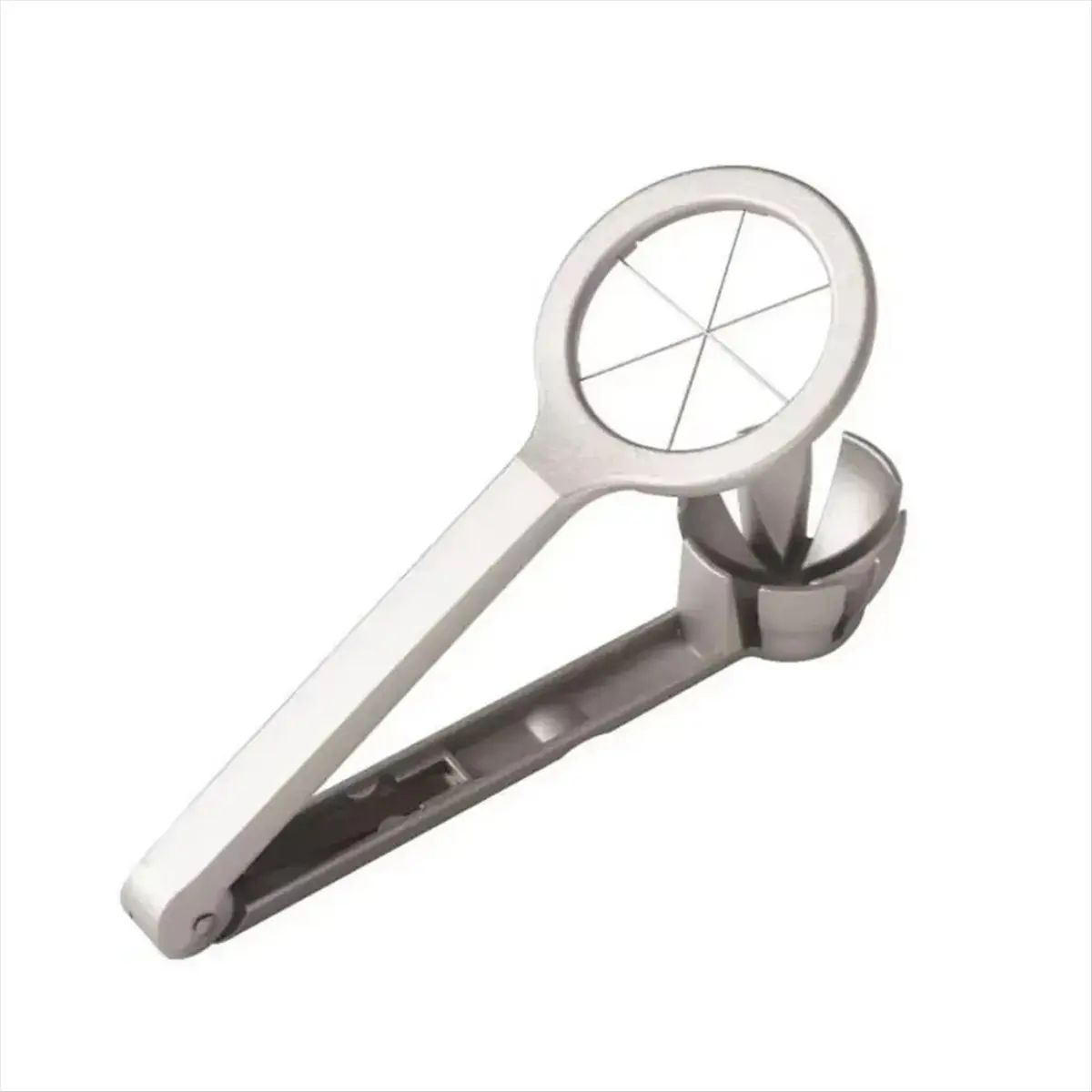 N14R Top Multifunctional Aluminum Egg Cutter with Handle,Portable Egg Slicer for Preserved & Eggs, Kitchen Gadget