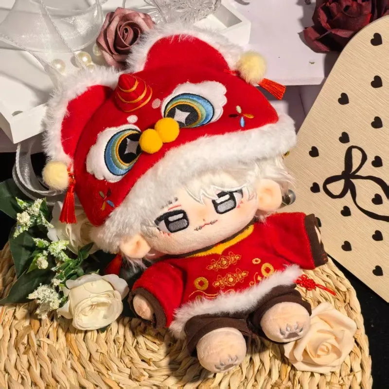 

Набор для косплея: 20-сантиметровая аниме-кукла-монстр в стиле Китайского Нового года, кавайный костюм с капюшоном, мультяшная игрушка для переодевания, подарок для фанатов