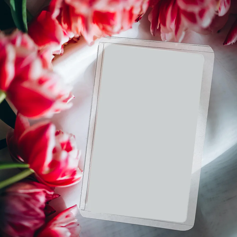 

30pcs Photo Protective Sleeves Transparent Card Holders Trading Game Cards Covers Anti-Scratch Clear Plastic Id Sleeves