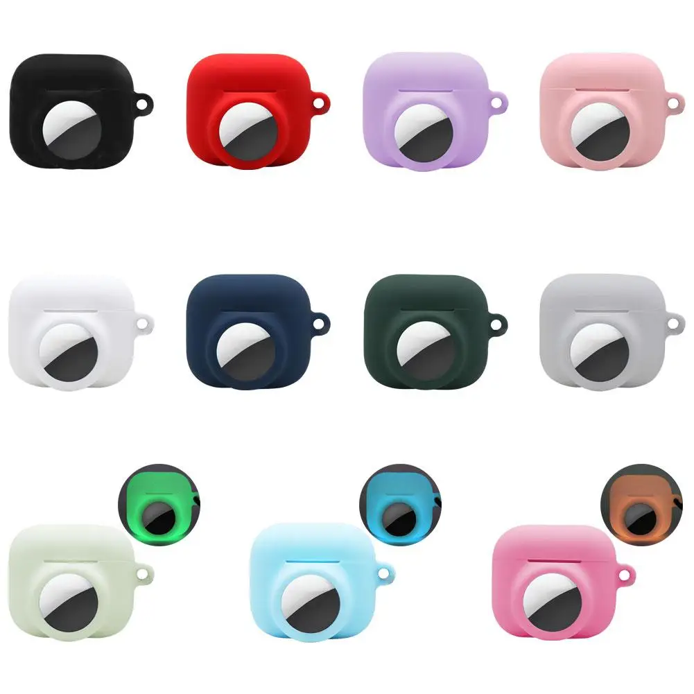 Funda 2 en 1 para Airpods 3, funda de silicona suave con gancho de Color, soporte conjunto, carcasa de piel