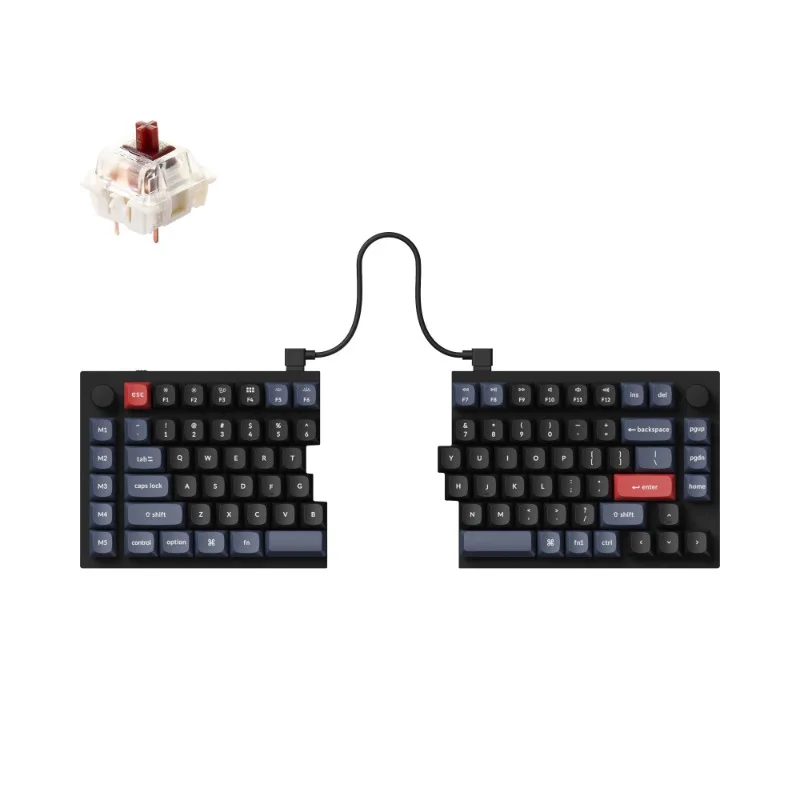 Q11 75% QMK Custom Split Metal Mechanical Keyboard