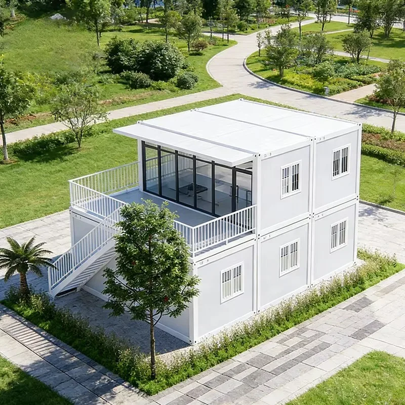 Comfort Optimized Foldable Prefab Cabin Noise Reduction Wall Panel Shock Absorbing Base Quiet Living Environment Portable House