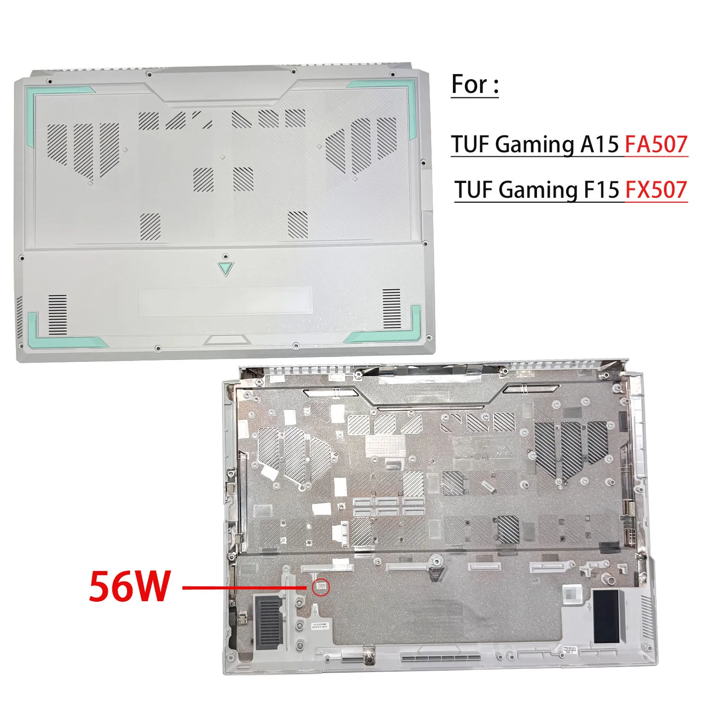 Immagine 7: Scocca Inferiore per Tianxuan 3/4/5/5Pro, Tianxuan 4R/5R, Tuf Gaming F16, A16, A15, F15, Fa507, Fx507, Fa607, Fx607, Fa617 - Cover Inferiore D