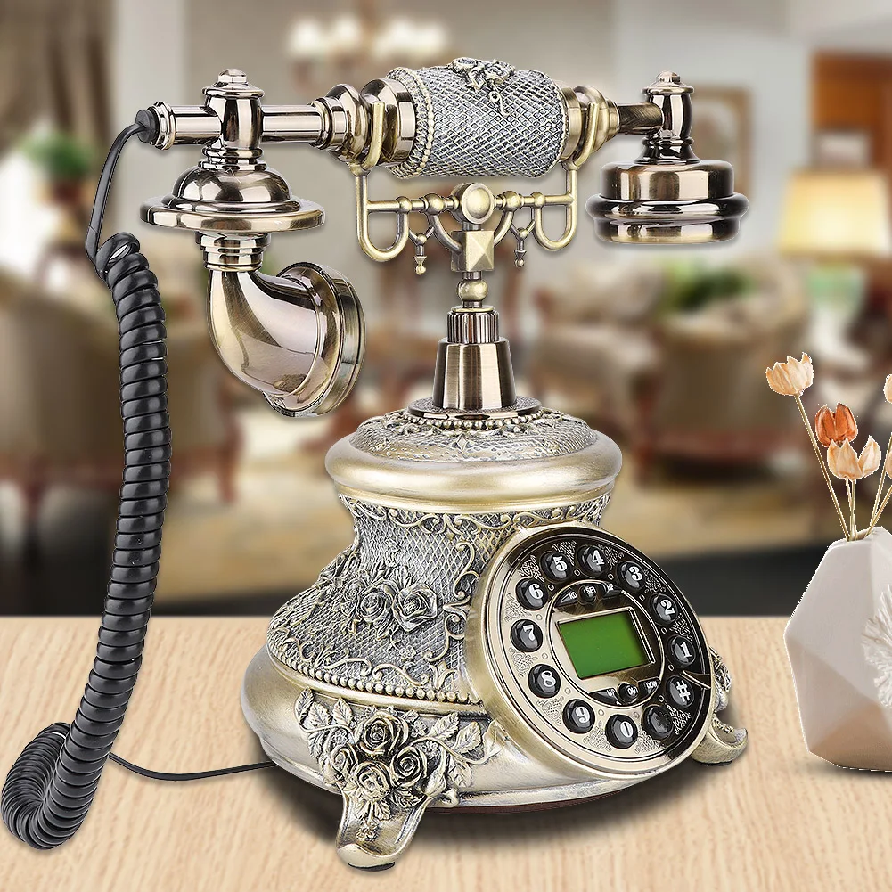 Desk Phone Home Phone Telephone Home Telephone MS-5700D EU Retro Landline Home Telephone Desk Phone