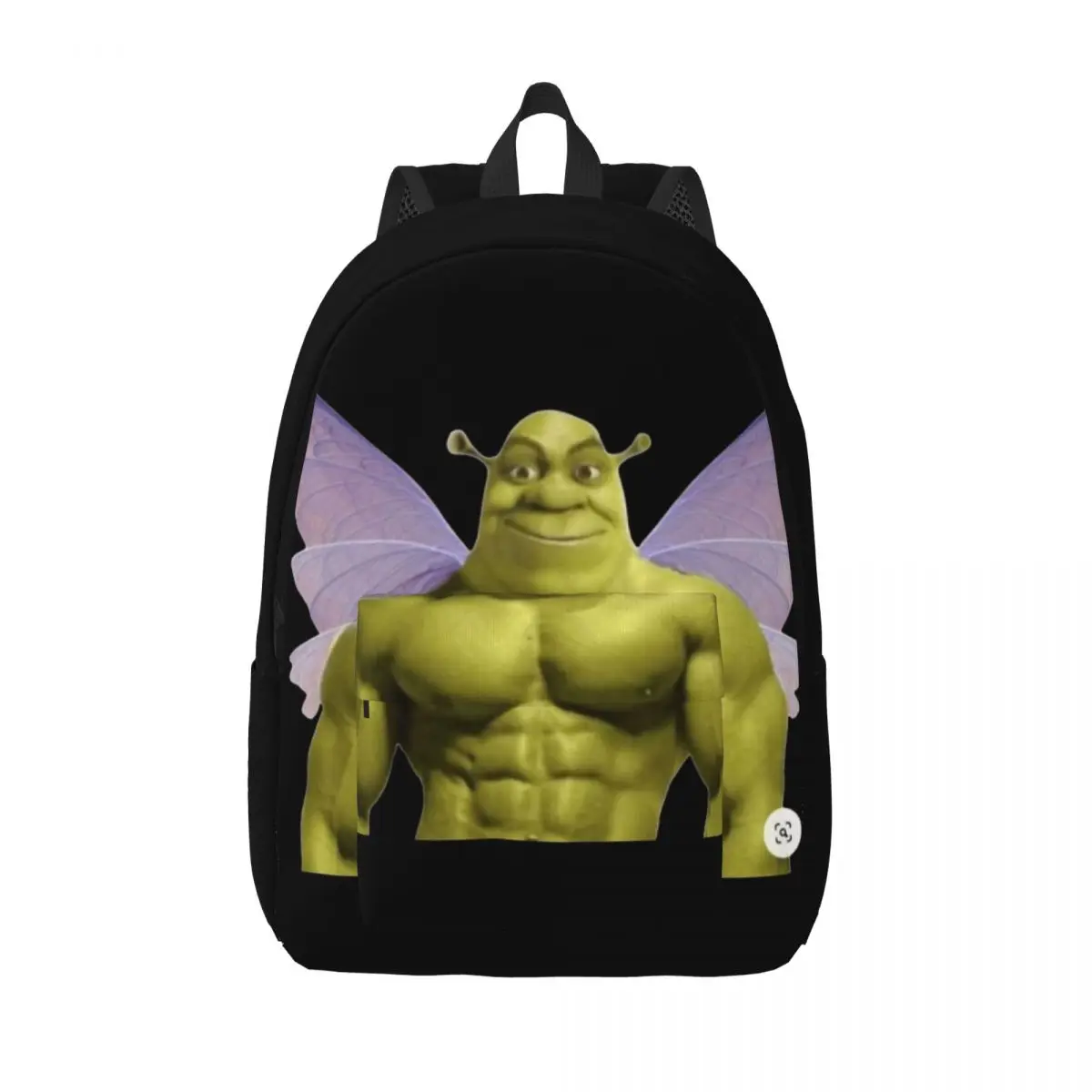 Funny Shreks Meme Backpack for Men Women Cool High School Work Daypack Shreks Butterfly Laptop Computer Shoulder Bag Outdoor