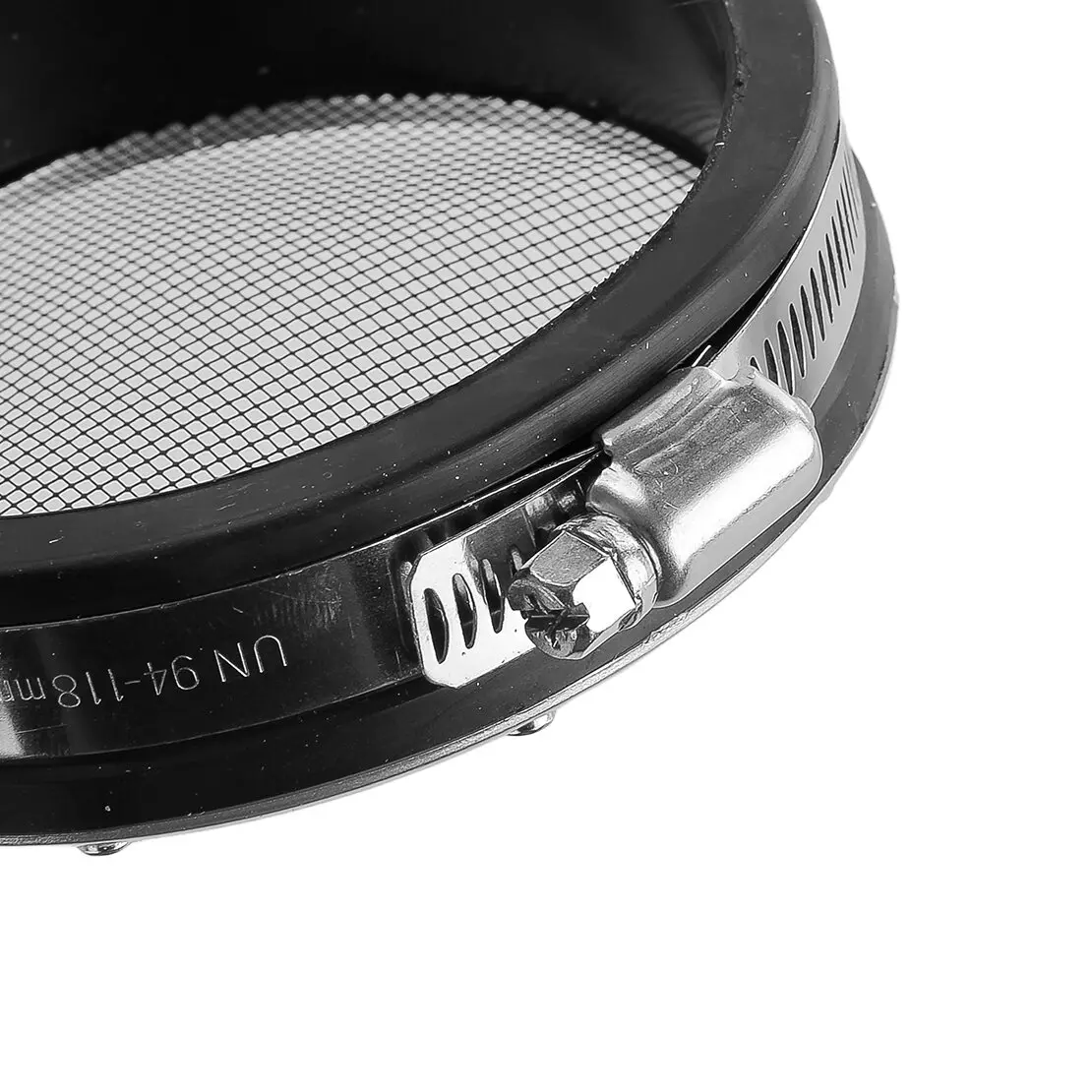 واقي شواية مدخل توربو فضي مقاس 4 بوصات للسيارة، واقي شبكي من قطعة واحدة بتصميم Turbonetics #6