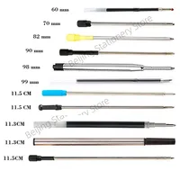 10pcs Blue Red Black Ink Color Pen Refills for Parker Neutral Pen School Office Stationery Supplies Ballpoint Pen Refill